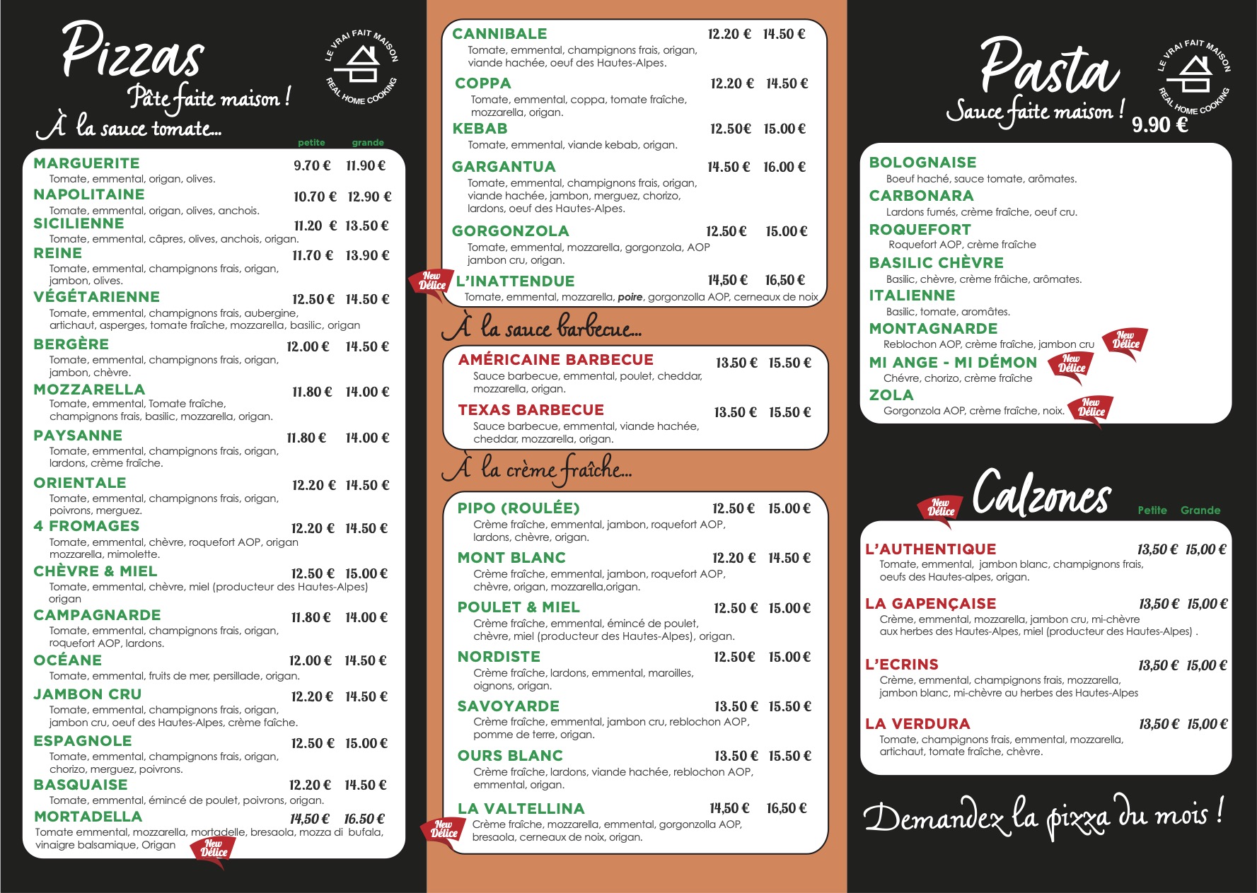 Tarifs à emporter - Page 2